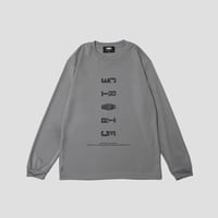 CRATE　Basic Mirror Mesh L/S TEE　GRAY