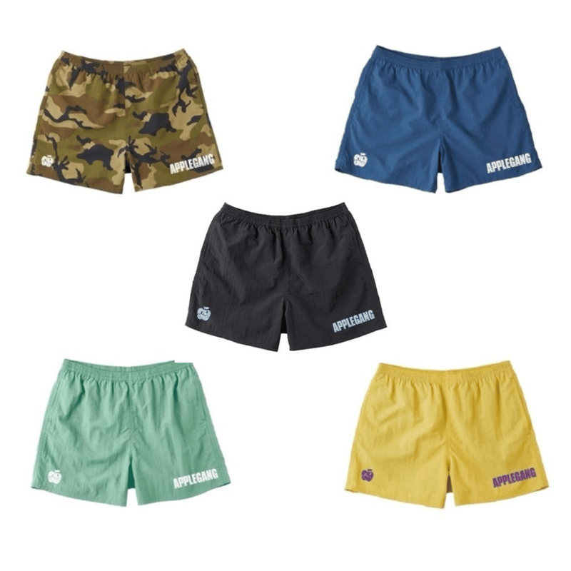APPLEGANG バスパン ボーダーグラデーションナイロンショーツ 5 COLOR