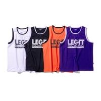 Legit タンクトップ　DIGITAL NOISE TANK TOP　SALMON/PURPLEのみ