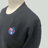 APPLEGANG ワッペントレーナー　BLACK　2 TYPE
