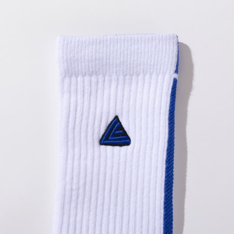 Legit ソックス　MIDDLE SOCKS　WHITE×ORANGE