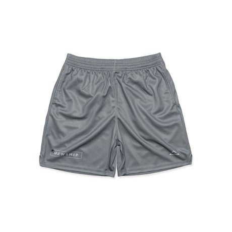 MEWSHIP バスパン　BASIC SHORTS "BOX LOGO" <D.Gray×C.Blue>