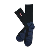 MEWSHIP　ソックス　M.R socks <Black×D.Blue×R.Orange>