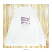 MEWSHIP　ロンT　“Knock Down Paris” L/S PL　WHITE　2XLのみ