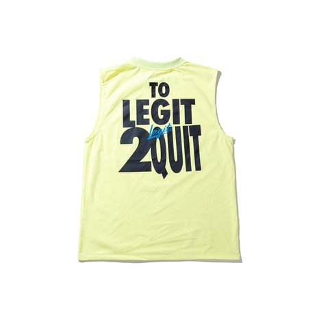 Legit ノースリーブ　2 LEGIT 2 QUIT N/S TEE　5 COLOR　Lのみ