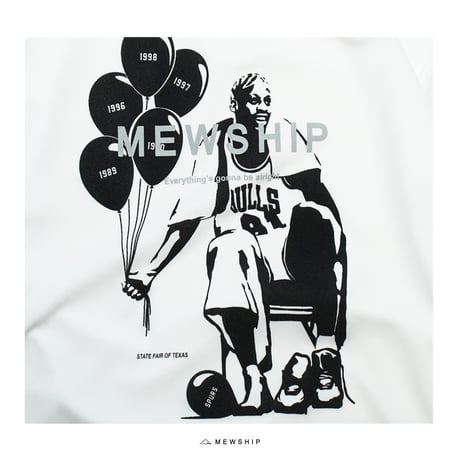 MEWSHIP Tシャツ　"STATE FAIR OF TEXAS"　WHITE