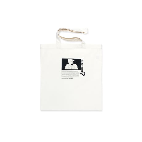 MEWSHIP　"PLACTICE ?" Canvas tote bag