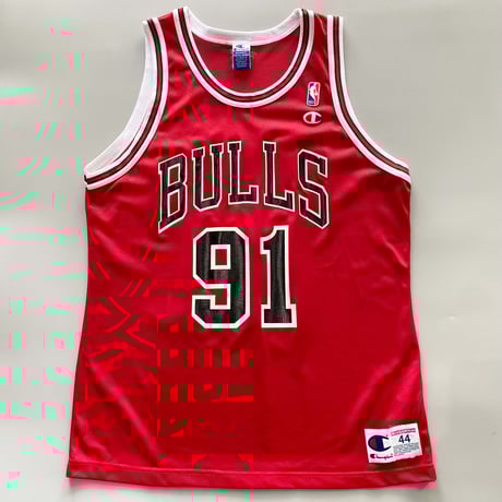 Champion ゲームシャツ / デニス・ロッドマン【シカゴ・ブルズ】 L