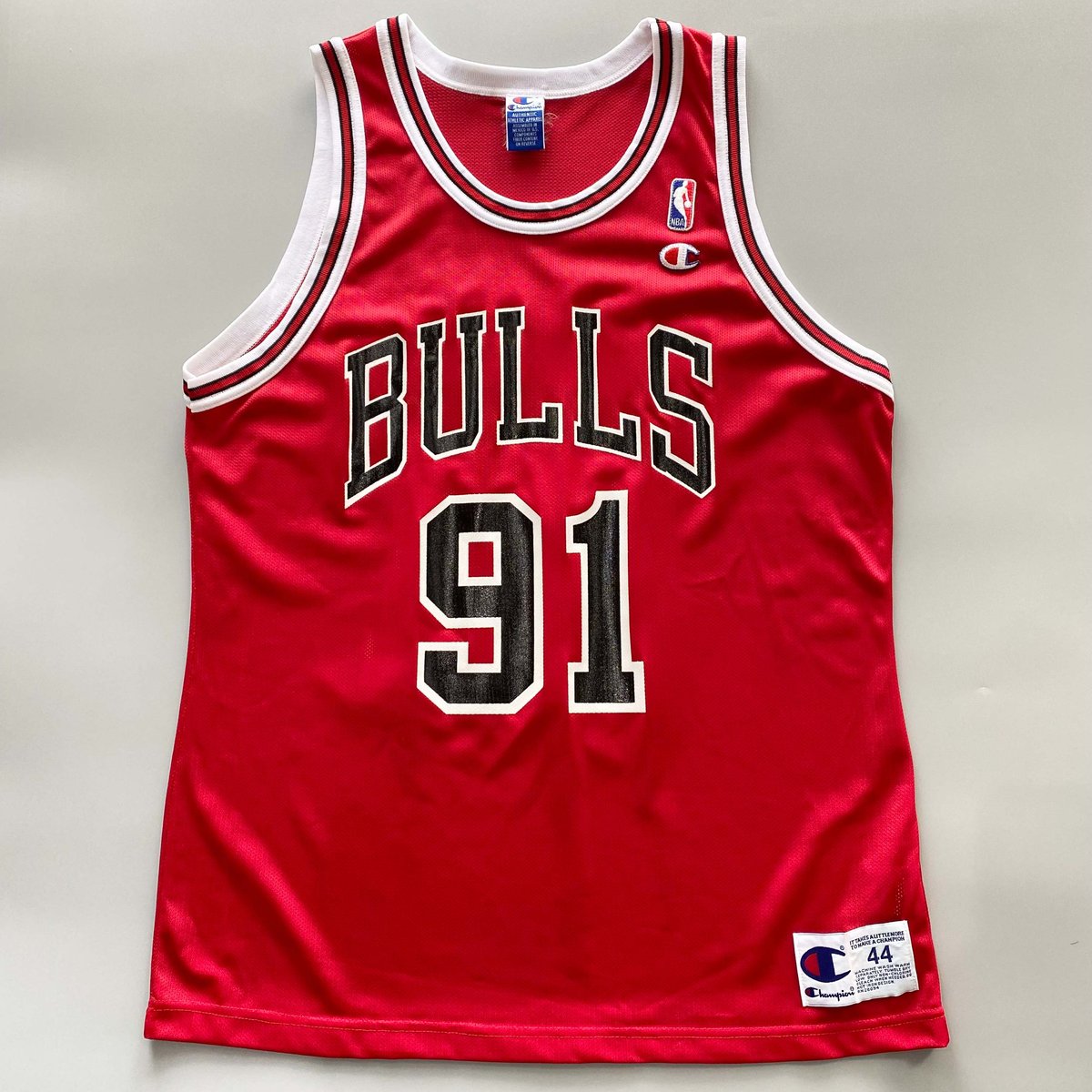 Champion ゲームシャツ / デニス・ロッドマン【シカゴ・ブルズ】 L