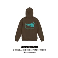 APPLEGANG パーカー　SHOES GANG Design Patch Hoodie　CHOCOLATE