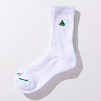 Legit ソックス　MIDDLE SOCKS　WHITE×GREEN