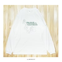 MEWSHIP　ロンT　“PARIS NIGHTMARE” L/S PL　WHITE　2XLのみ