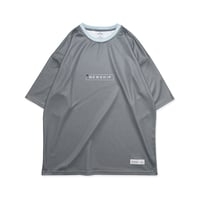 MEWSHIP Tシャツ　CLASSICAL BIG TEE "BOX LOGO" <D.Gray×C.Blue>