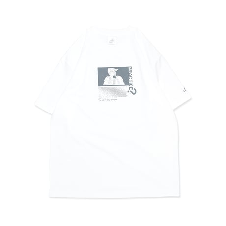 MEWSHIP　"PLACTICE ?" S/S PL <White×D.Gray>