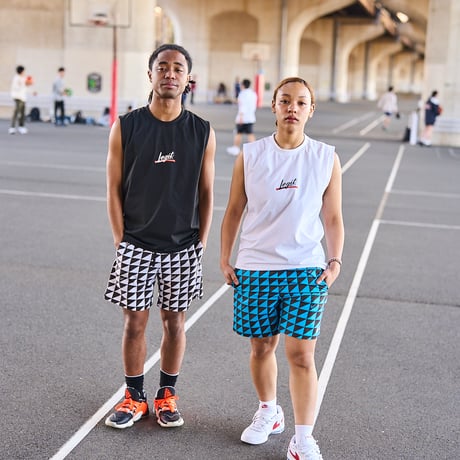 Legit バスパン　FLAG 1/2 PANTS　ジュニア　BULEのみ