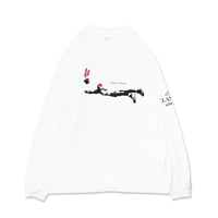 MEWSHIP ロンT　"Dive"　<WH×BK×RD>