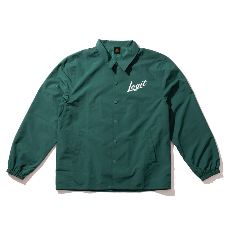 Legit ジャケット COACH JACKET FOREST | バスケショップ rim.2nd