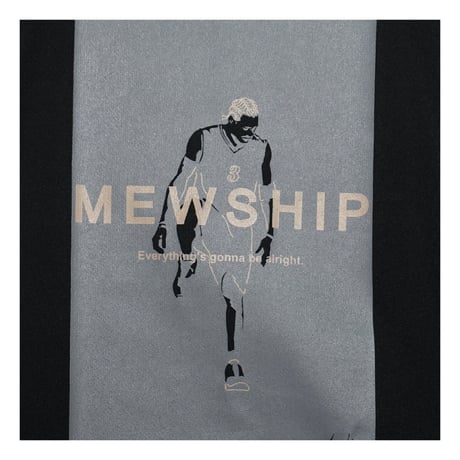 MEWSHIP ロンT　"Over Human - Legend" L/S PL<Black×Gray×Beige>