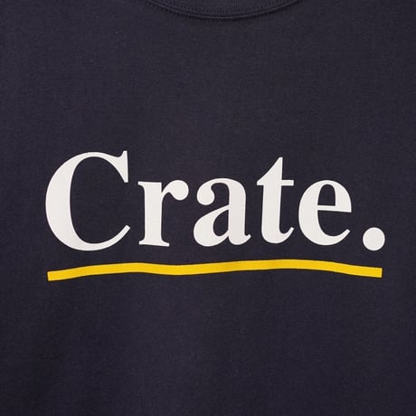 CRATE UNDER LINE LOGO L/S T-SHIRT　2 COLOR