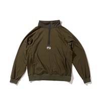 Legit　LUSTER FLEECE 1/2 ZIP　OLIVE　Mのみ