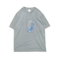 MEWSHIP Tシャツ　"Panther KAI"  <Gray×White×Blue>