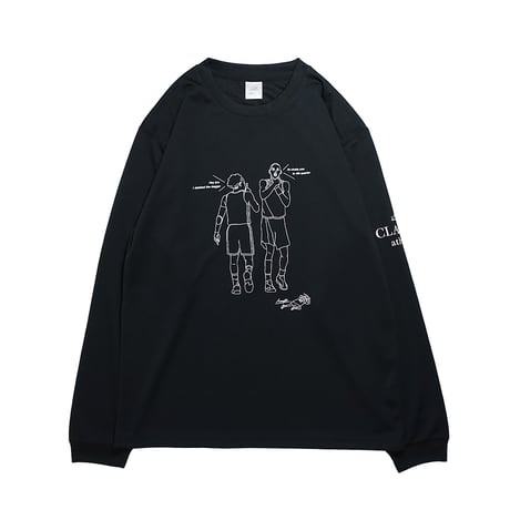 MEWSHIP ロンT　"HEEL-classic"　<Black×White>