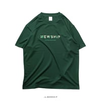 MEWSHIP　Tシャツ　“SLASH LOGO”　A.GREEN　Sのみ