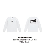 APPLEGANG ロンT　SHOESGANG DESIGN　WHITE