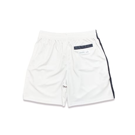 MEWSHIP バスパン　BASIC SHORTS "SIDE LINE"　<BEIGE×BLACK>
