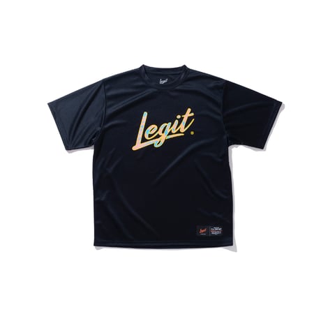 Legit Tシャツ　BRUSH JUPITER　BLACK/ORANGEのみ