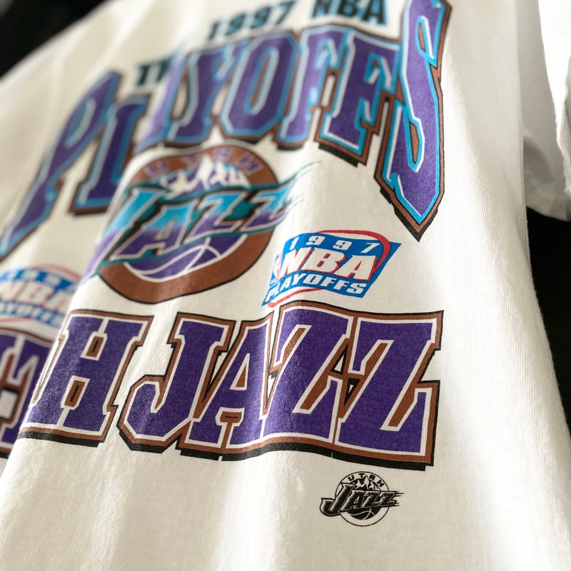 LOGO7 Tシャツ / 1997年プレイオフ【ユタ・ジャズ】 L | バスケ