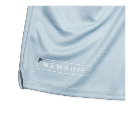 MEWSHIP バスパン　BASIC SHORTS "BOX LOGO" <C.Blue×D.Gray>