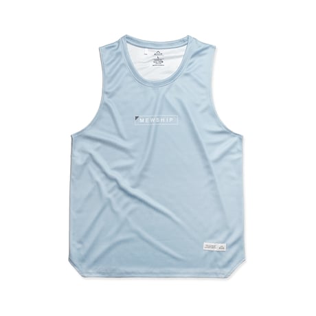 MEWSHIP タンク　OCTAGONAL TANK "BOX LOGO" <C.Blue×D.Gray>