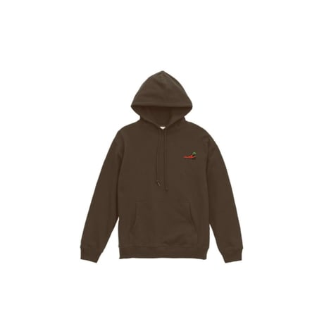 APPLEGANG パーカー　SHOES GANG Design Patch Hoodie　CHOCOLATE