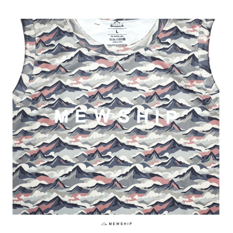 MEWSHIP タンク　LOGO BASIC TANK　2 COLOR