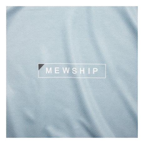 MEWSHIP Tシャツ　CLASSICAL BIG TEE "BOX LOGO" <C.Blue×D.Gray>