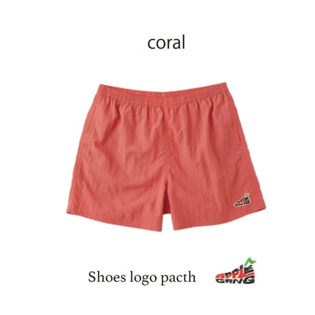 APPLEGANG バスパン　“Shoesgang” ワッペンショーツ　2 COLOR