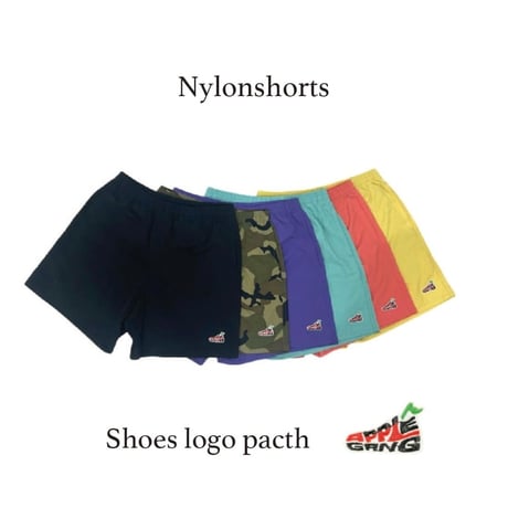 APPLEGANG バスパン “Shoesgang” ワッペンショーツ 6 COLOR | バ