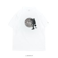 MEWSHIP Tシャツ　"G.Ball MAN"　WHITE