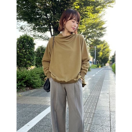 バックロゴワイドチュニック