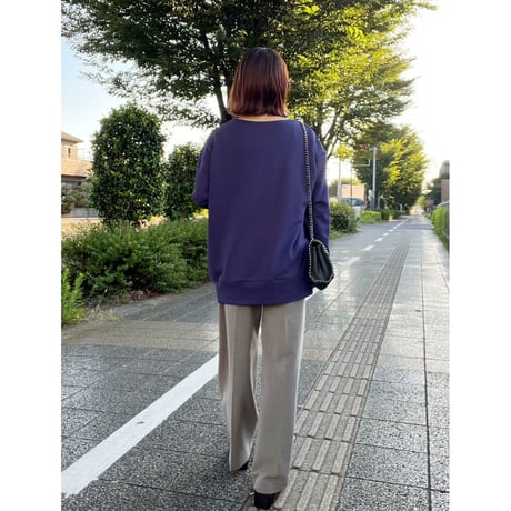 ポケット付オーバーサイズプルオーバー