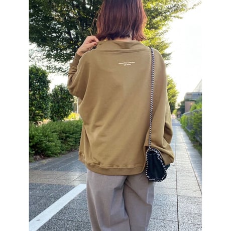 バックロゴワイドチュニック