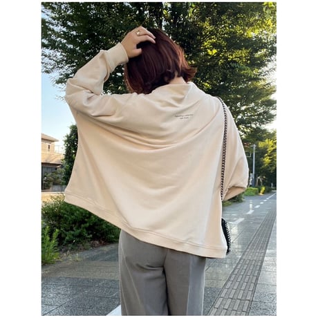 バックロゴワイドチュニック