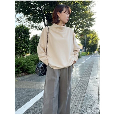 バックロゴワイドチュニック