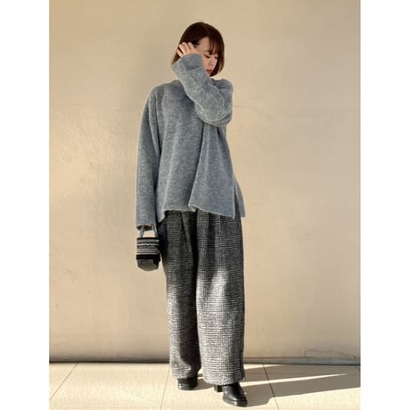 ビスチェ付きニットチュニック