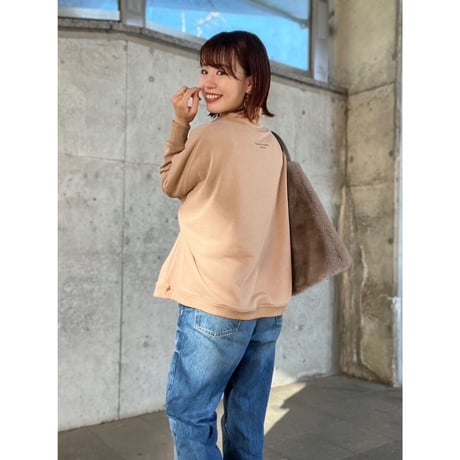 バックロゴワイドチュニック