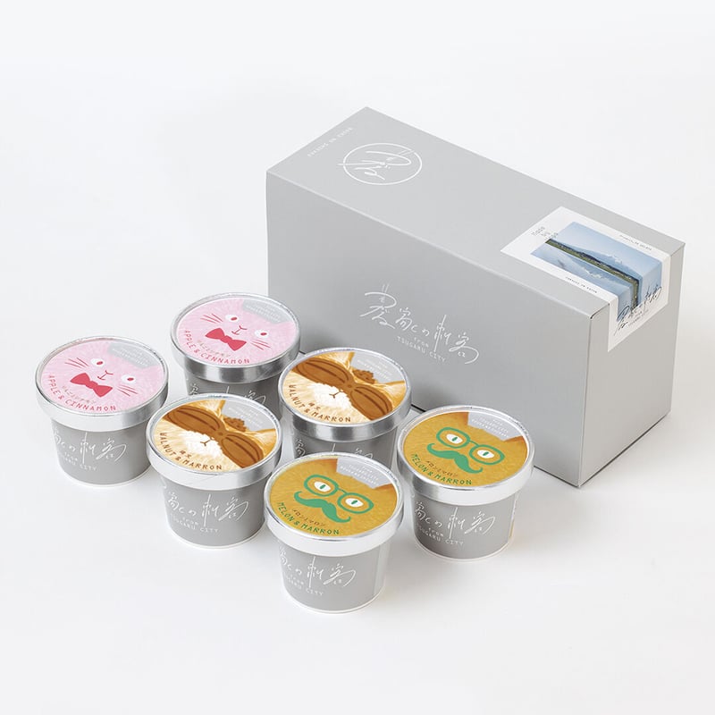 NEWS 風オーダーメイド商品 ≪3種アソートセット≫ 農家のおやつジェラート 【縄文／りんごと