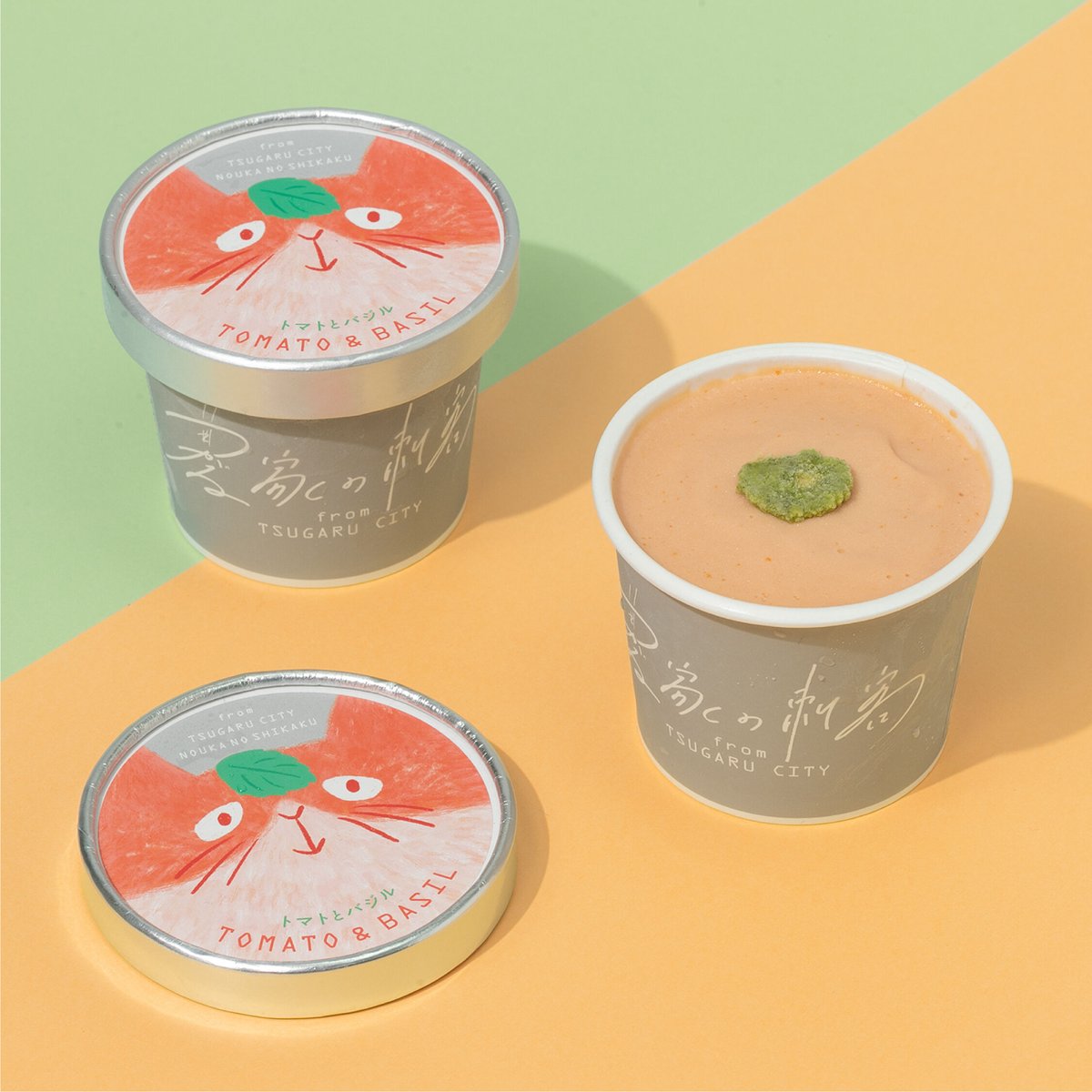 農家のおやつジェラートTOMATO & BASIL(トマトとバジル）6個入り