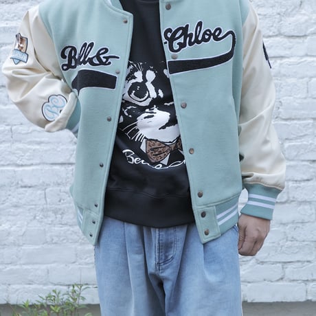 Stadium Jacket【Turquoise】