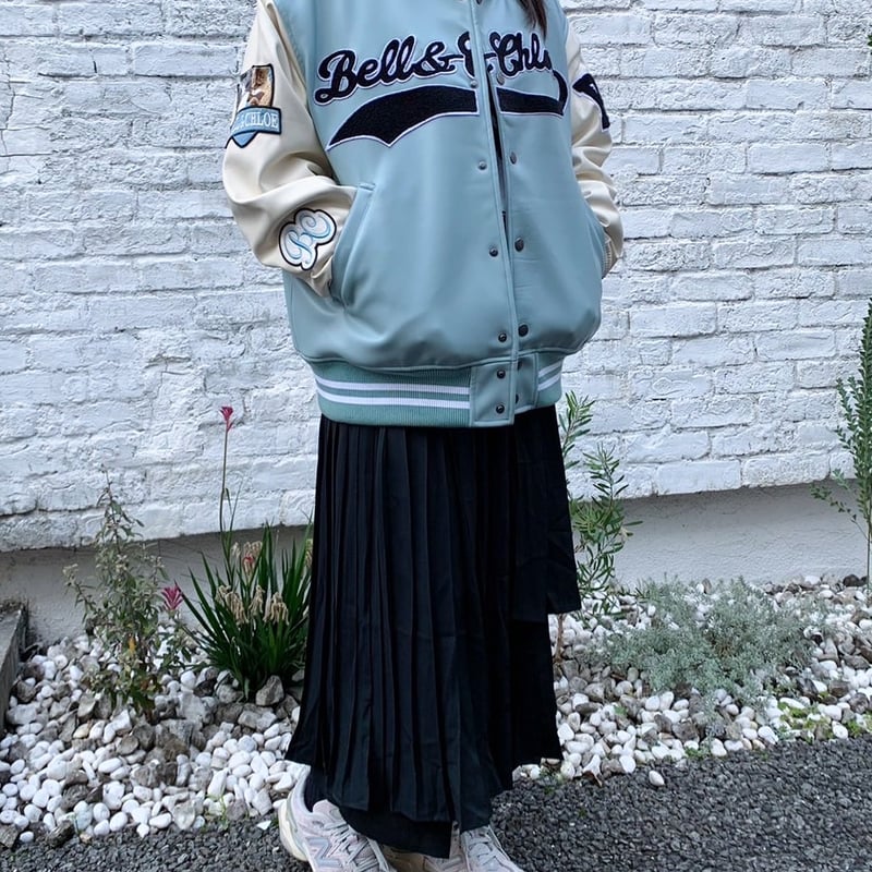 Stadium Jacket - All Leather - | Bell&Chloe STORE